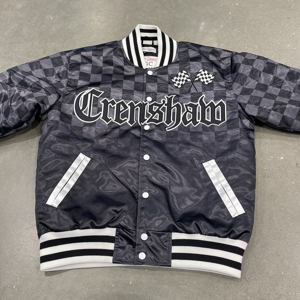 Headgear Classics Nipsey Hussle Crenshaw Victory Lap Black Satin Jacket M 185$